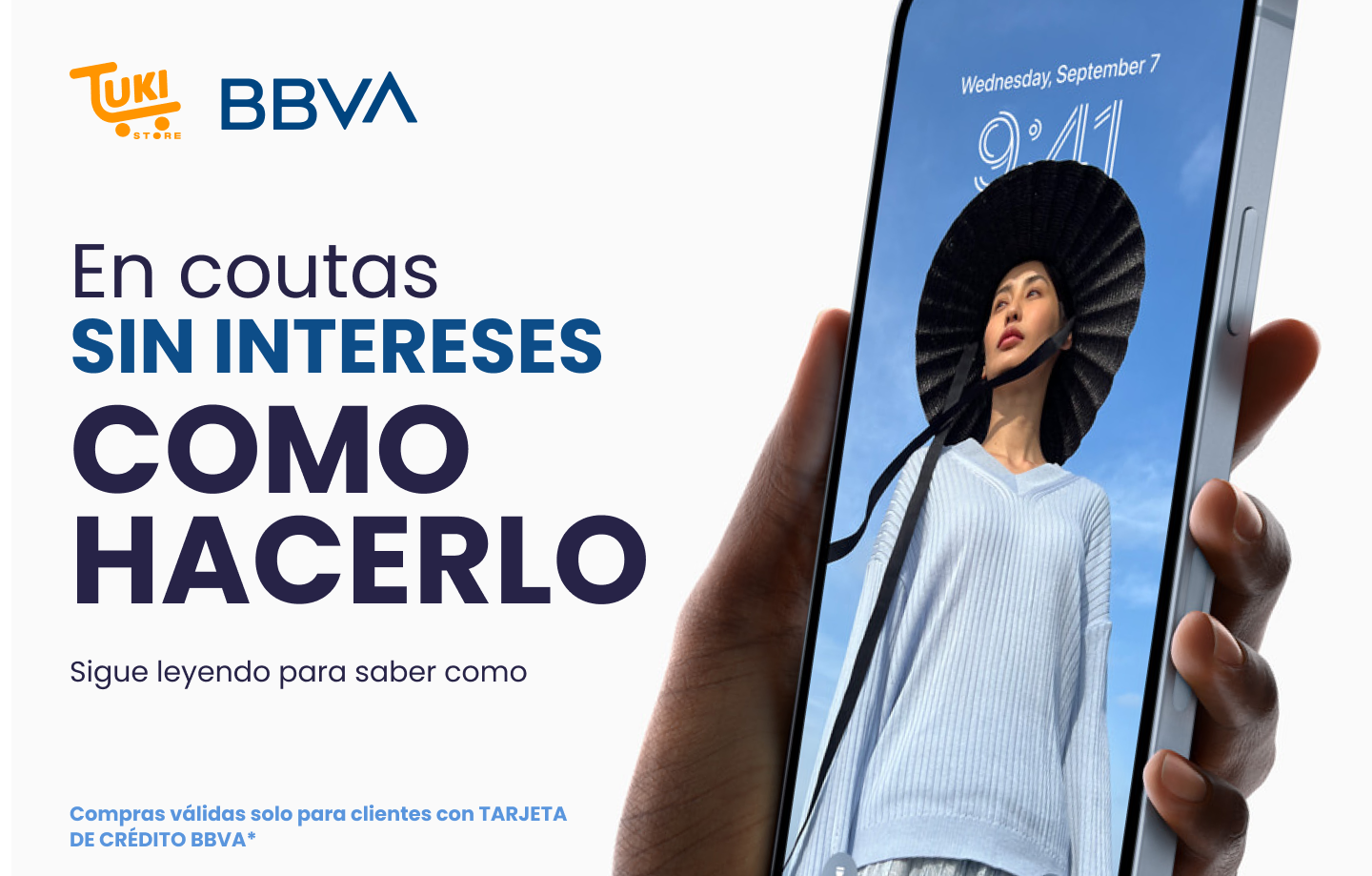 Tuki Store x BBVA: Equipos en cuotas ¡SIN INTERESES!