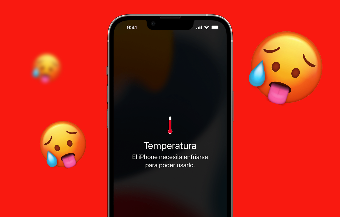 Mi iPhone se está calentando mucho